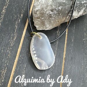 Alquimia Smokey Quartz and Gold Pendant Necklace